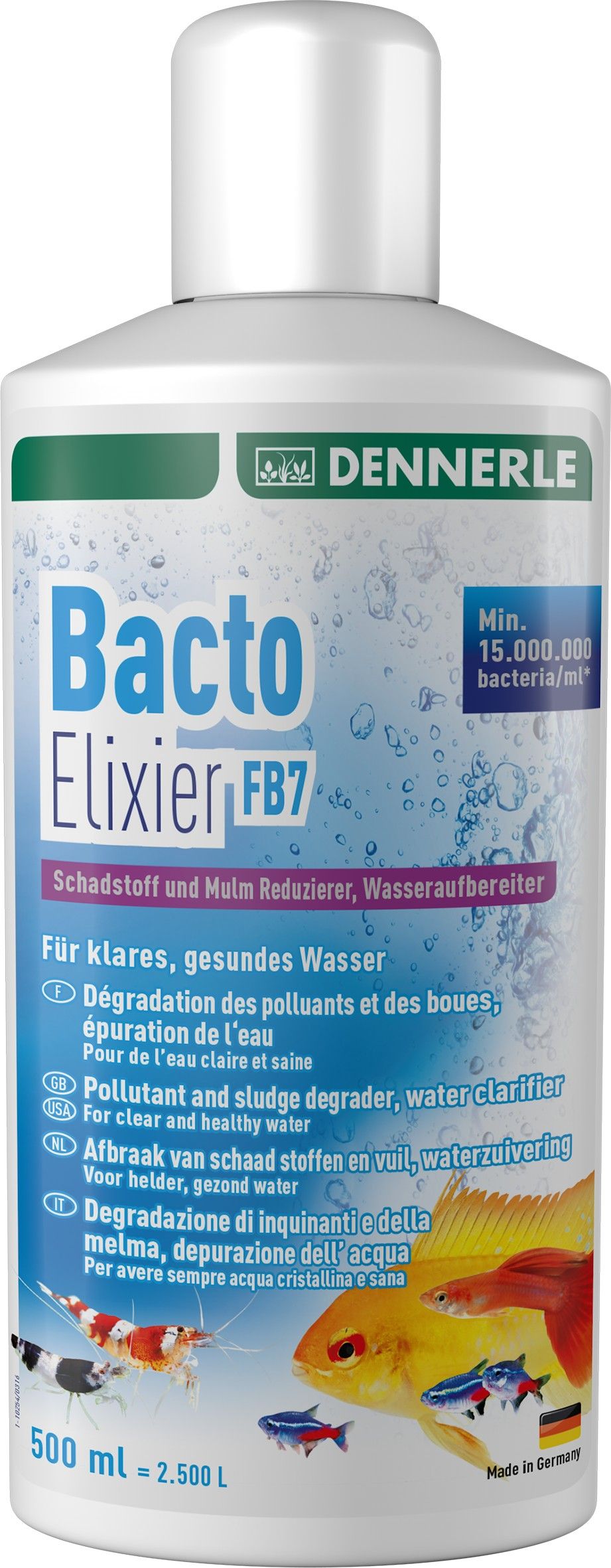Бактерии Dennerle Bacto Elixier FB7 500мл