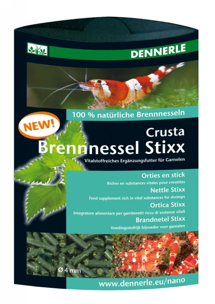 Корм для креветок Dennerle Crusta Brennessel Stixx 30г