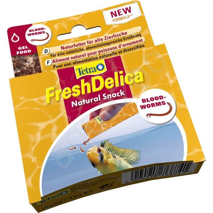 Корм для рыб Tetra FreshDelica Bloodworms 48г