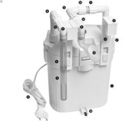 Dennerle Scaper's Flow O-rings set - Запасные резиновые прокладки для пластиковых угловых трубок внешнего фильтра Scaper's Flow 4 шт.