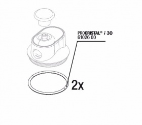 JBL ProCristal i30 O-Ring 2x - Сменные уплотнительные кольца для JBL ProCristal i30, 2 шт