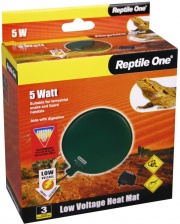 Греющая подушка Reptile One Low Voltage Heat Mat D12см 5Вт