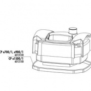JBL CP e700/e900 Profil-Dichtung Pumpenkopf - Прокладка головы фильтра для CristalProfi e700/е900